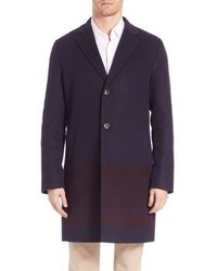 Dark Purple Wool Coat