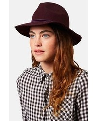 Dark Purple Wool Hat