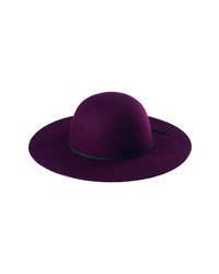 Dark Purple Wool Hat