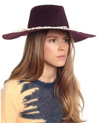 Littledoe Burgundy Lace Blossom Hat