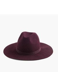 J.Crew Wide Brimmed Italian Wool Felt Hat