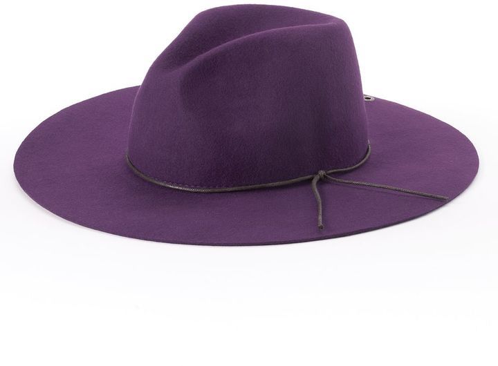 purple panama hat