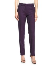 Dark Purple Wool Pants