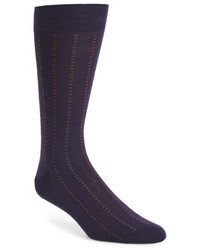 Dark Purple Wool Socks