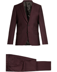 Dark Purple Wool Suit