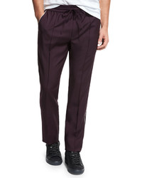Vince Wool Track Pants With Piping