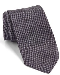 Dark Purple Woven Tie