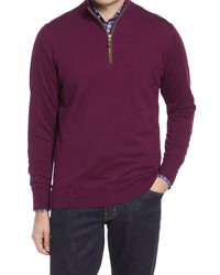 Peter Millar Sonoma Quarter Zip Pullover Sweater