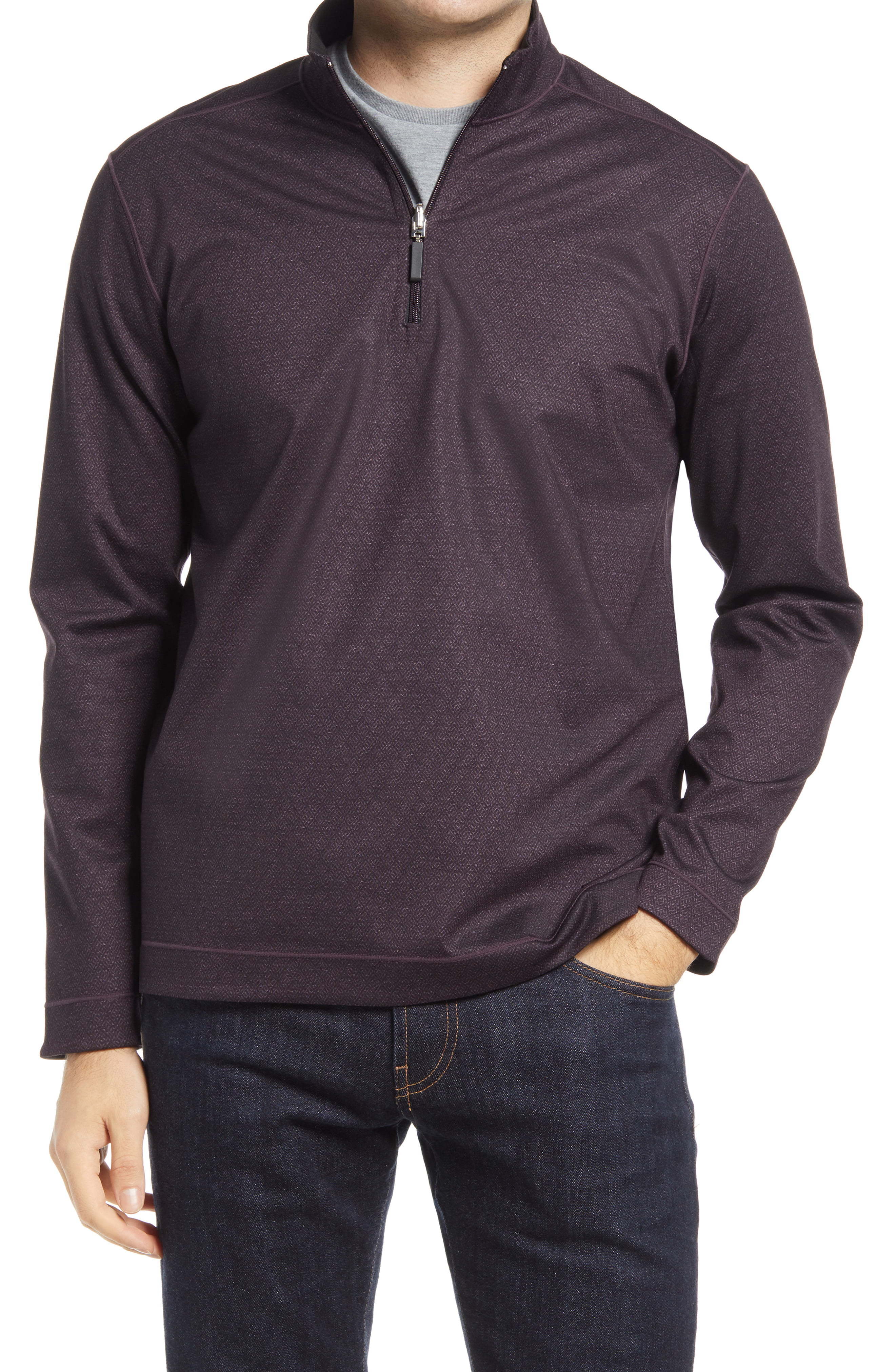 Johnston & Murphy Xc4 Reversible Quarter Zip Pullover, $99 | Nordstrom ...