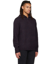 Vince Purple Mlange Sweater