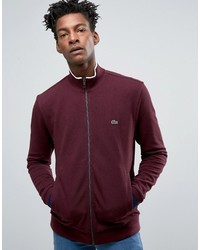 Lacoste Sweatshirt With Zip Up In Red
