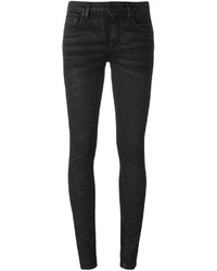 Embroidered Cotton Skinny Jeans