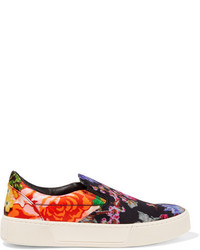 Floral Slip-on Sneakers