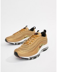 Nike Air Max 97 Trainers In Gold 884421 700