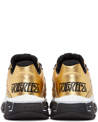 Versace Gold Trigreca Sneakers