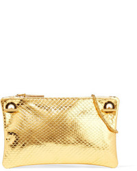 The Row Party Time 7 Metallic Ayers Shoulder Bag Gold