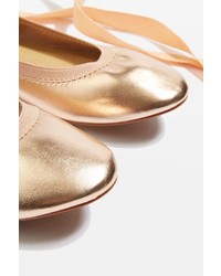 Topshop Vanquish Elastic Ballet Shoes