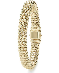 Lagos 18k Gold Signature Caviar Rope Bracelet