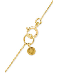 Saskia Diez Birthday Gold Beaded Bracelet