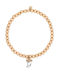 Sydney Evan Horn 14 Karat Gold Dendrite Opal And Diamond Bracelet