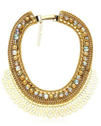 Fiona Paxton Beaded Necklace In Gold