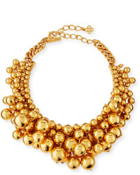 Oscar de la Renta Bold Beaded Collar Necklace