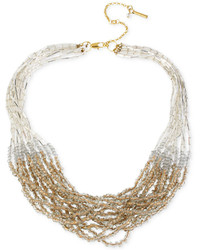 Kenneth Cole New York Seed Bead Multi Row Long Necklace