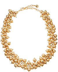 RJ Graziano Rj Graziano Beaded Cluster Collar Necklace Golden