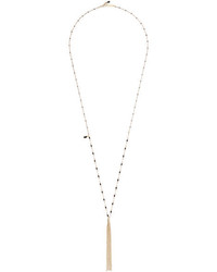 Isabel Marant Tasseled Gold Tone Beaded Necklace