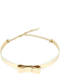 Dolce & Gabbana Golden Metal Bow Belt