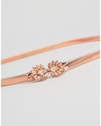 Johnny Loves Rosie Occasion Belt In Rose Gold With Jewels