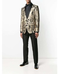 Dolce & Gabbana Jacquard Button Blazer