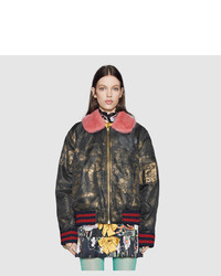 Gucci Ghost Hand Painted Bomber