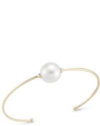 Mizuki 14k Single Pearl Cuff Bracelet