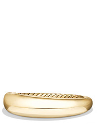 David Yurman 17mm Pure Form Bracelet In 18k Yellow Gold Size S
