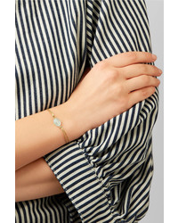 Pippa Small 18 Karat Gold Aquamarine Bracelet