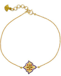 Amrapali 18 Karat Gold Enamel Bracelet One Size