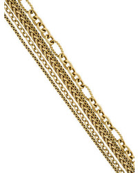 David Yurman 18k Five Row Chain Bracelet