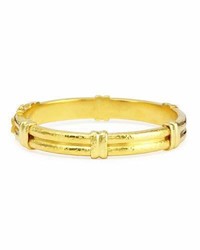 Elizabeth Locke 19k Gold Banded Bangle Bracelet