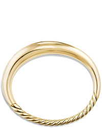 David Yurman 95mm Pure Form Large Smooth Bracelet In 18k Gold Size L