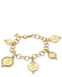 Temple St. Clair Angel 18k Yellow Gold Charm Bracelet