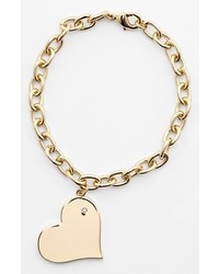 Ariella Collection Heart Charm Bracelet