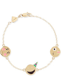 Alison Lou Celebration Enameled 14 Karat Gold Bracelet One Size