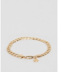 Chained Able Curb Chain Bracelet In Gold