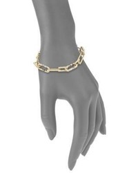 Alexis Bittar Crystal Encrusted Soft Link Bracelet