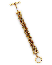 Diane von Furstenberg Gemma Braided Chain Toggle Bracelet