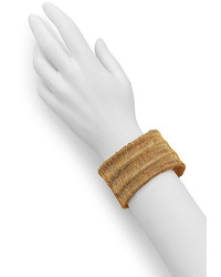 Diane von Furstenberg Thea Mesh Wide Cuff Bracelet