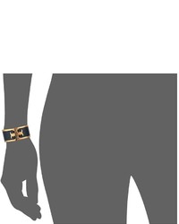 Tory Burch Enamel Raised Logo Wide Cuff Bracelet Bracelet