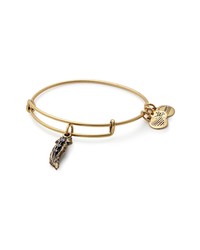 Alex and Ani Feather Adjustable Wire Bangle