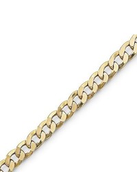 FINE JEWELRY 10k Gold 85 6mm Curb Bracelet